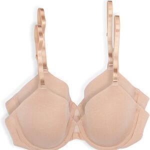 Felina Soft Beige Bra Set